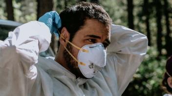 student in ppe