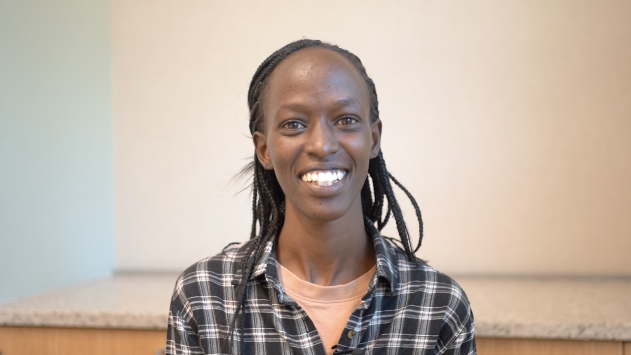 Kenyan veterinarian Jessicah Kurere