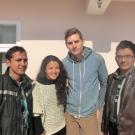 David Wolking with colleagues in Nepal